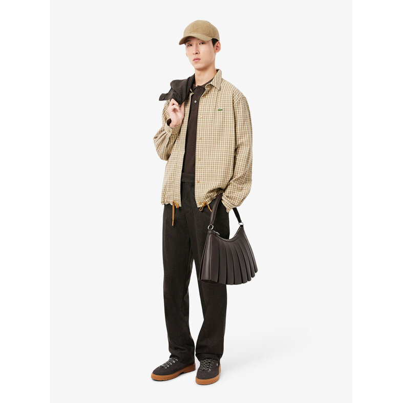 Lacoste Lacoste Unisex Dames / Heren Pet Baseball Cap Wolvilt Beige