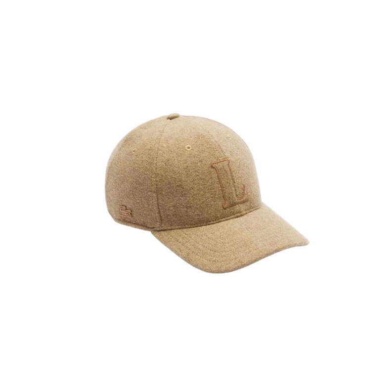 Lacoste Lacoste Unisex Dames / Heren Pet Baseball Cap Wolvilt Beige