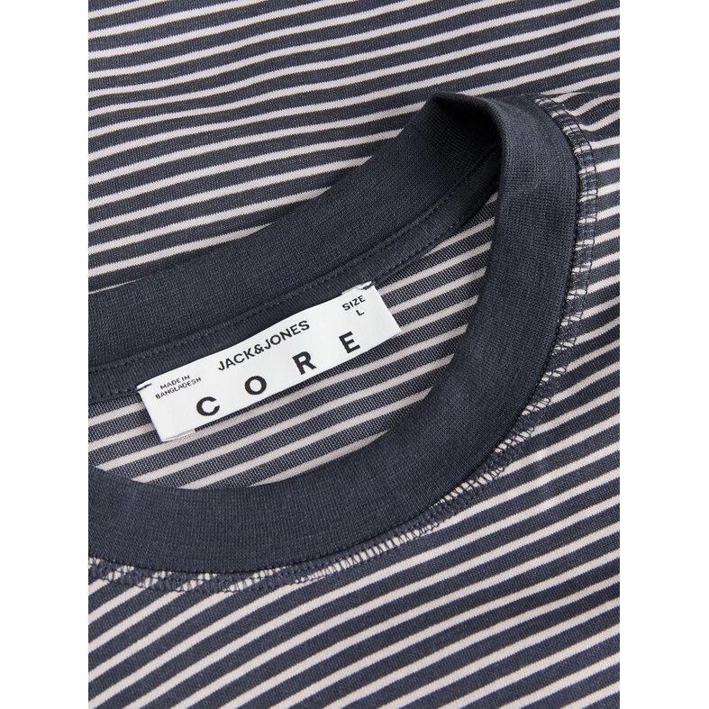 Jack & Jones Jack & Jones Men's Long-Sleeve T-Shirt JCOBARRON Dark Blue/White Striped