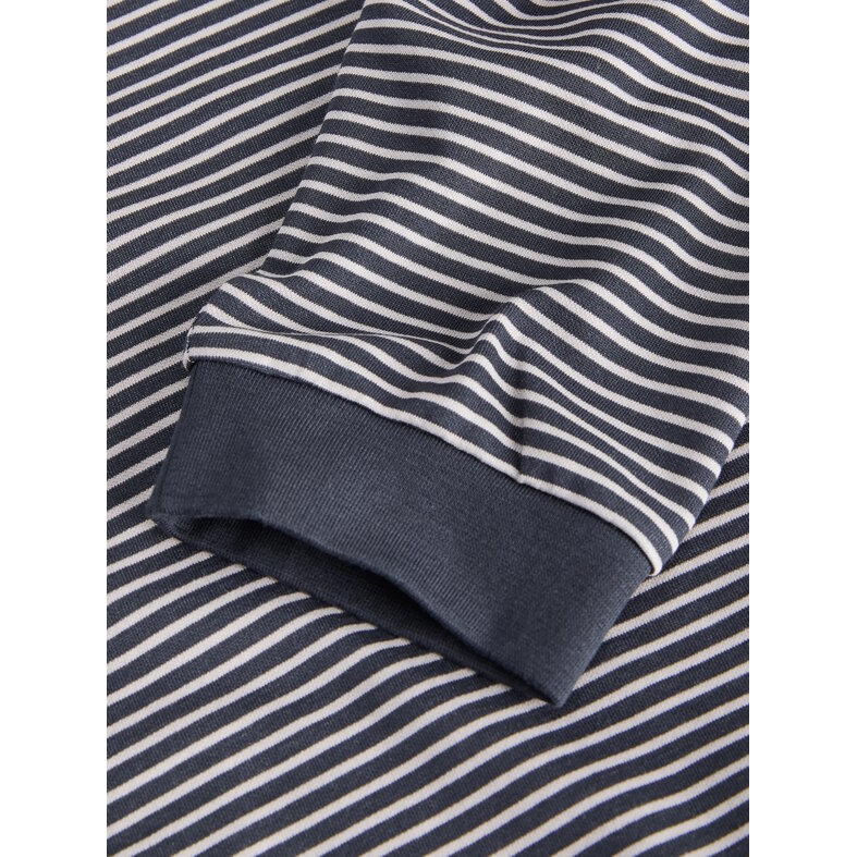 Jack & Jones Jack & Jones Men's Long-Sleeve T-Shirt JCOBARRON Dark Blue/White Striped