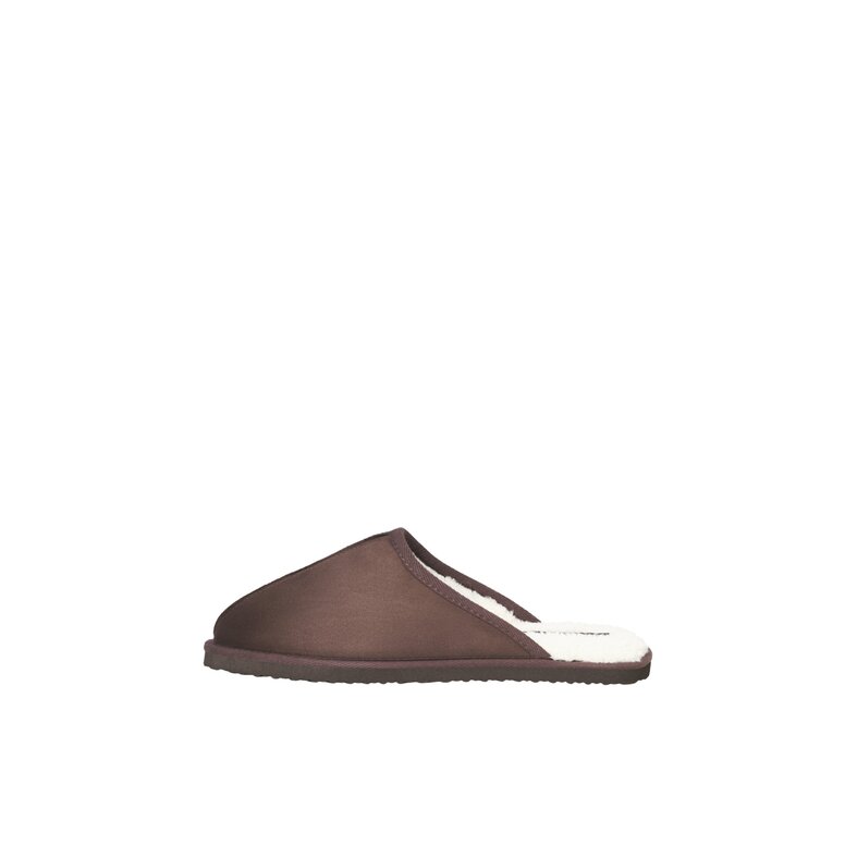 Jack & Jones Jack & Jones Heren Instap Pantoffel JFWDUDELY Microfiber Donkerbruin