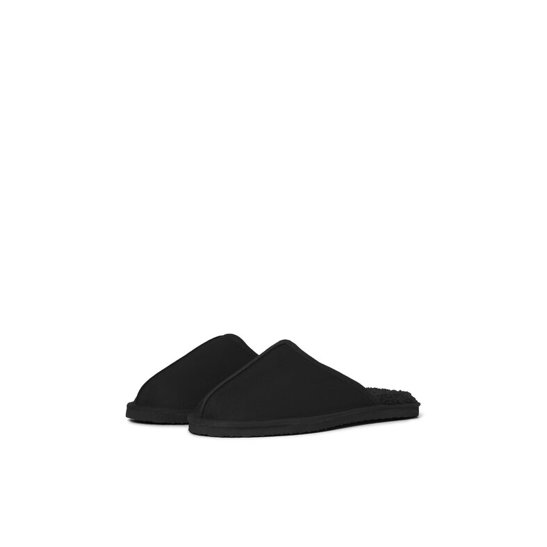 Jack & Jones Jack & Jones Heren Instap Pantoffel JFWDUDELY Microfiber Antraciet