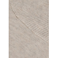 Sarlini Sarlini Ladies Knitted Poncho With Roller Collar White Melange