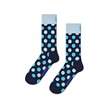 Happy Socks Happy Socks Women's Socks Big Dot 3-Pack Dark Blue/Cream White/Green Multicolor Polka Dot