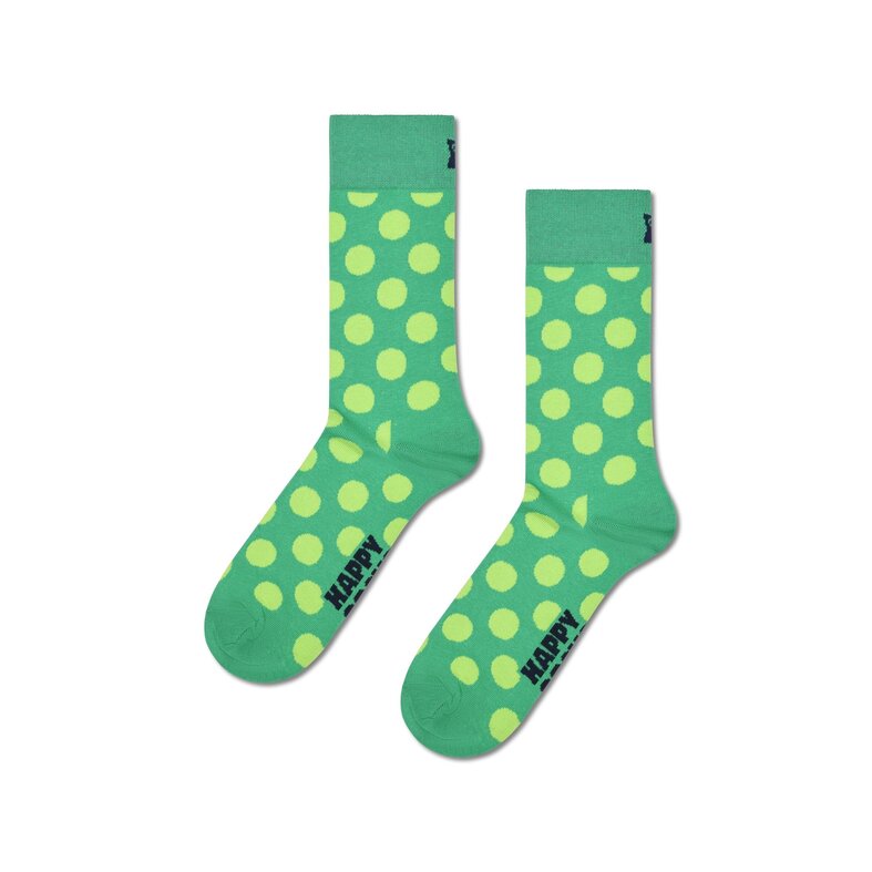 Happy Socks Happy Socks Women's Socks Big Dot 3-Pack Dark Blue/Cream White/Green Multicolor Polka Dot