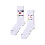 Happy Socks Happy Socks Dames/Heren Pride Sokken "Love is Love" 1-Pack Wit