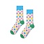 Happy Socks Happy Socks Dames/Heren Sokken Big Dot 1-Paar Crèmewit/Multicolor
