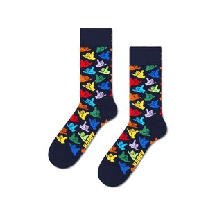 Happy Socks Women's/Men's Socks Hang Loose 1 Pair Dark Blue
