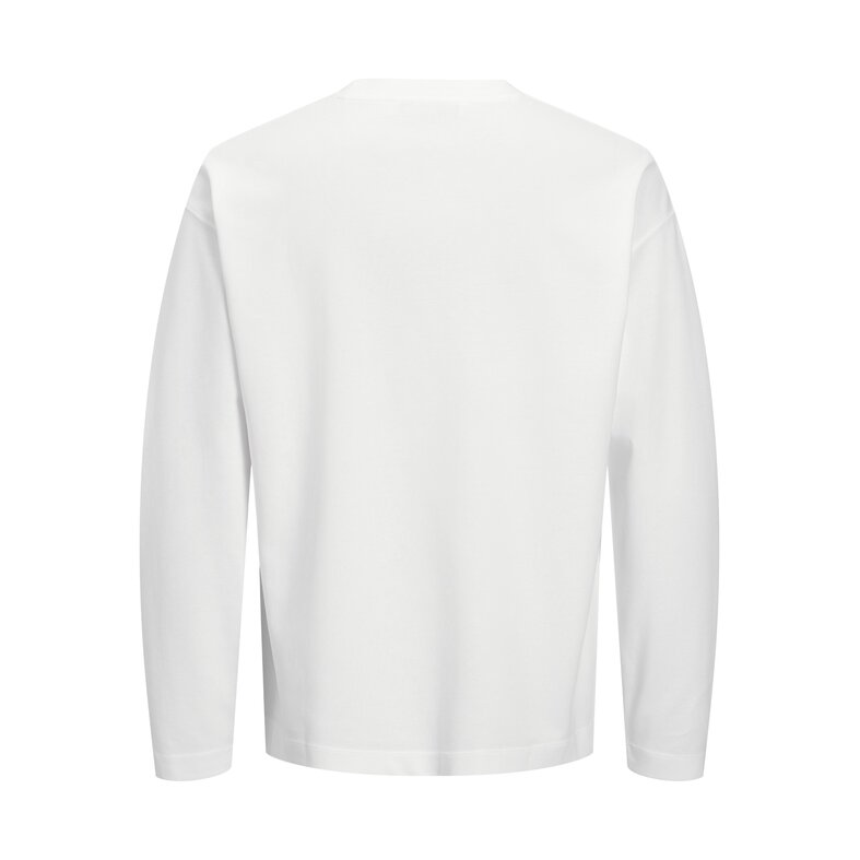 Jack & Jones Jack & Jones Heren Longsleeve T-Shirt JCOBARRON Wit Print