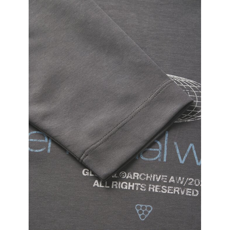 Jack & Jones Jack & Jones Heren Longsleeve T-Shirt JCOBARRON Grijs Print
