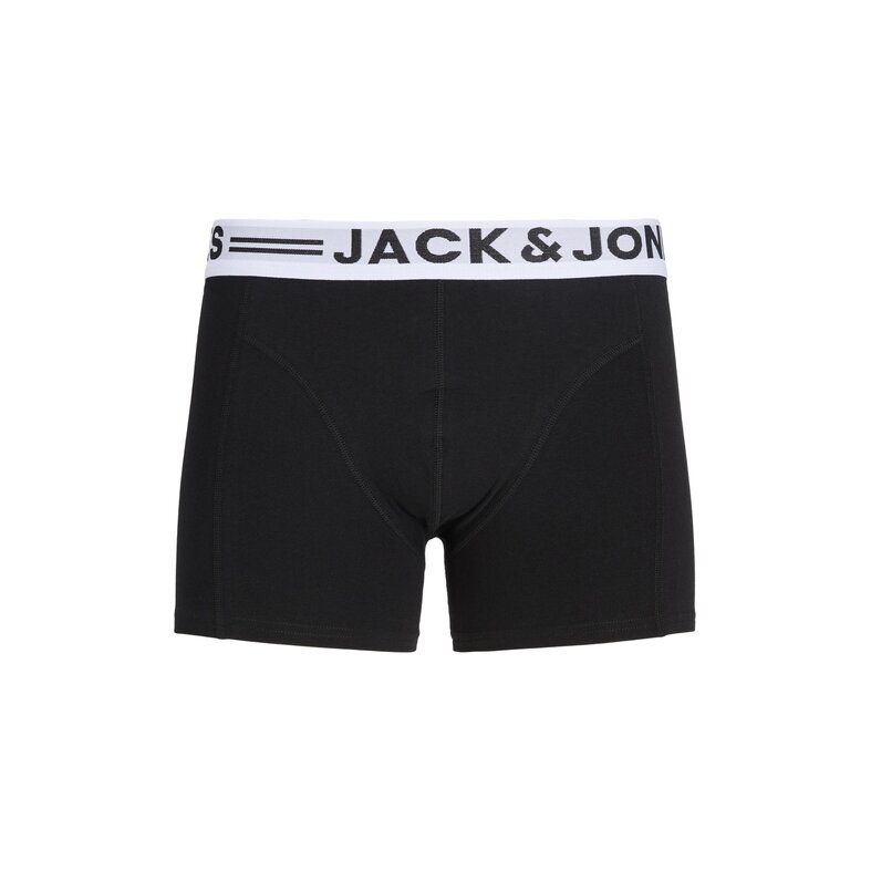 Jack & Jones Jack & Jones Heren Boxershorts Trunks JACSENSE 7-Pack Effen Zwart
