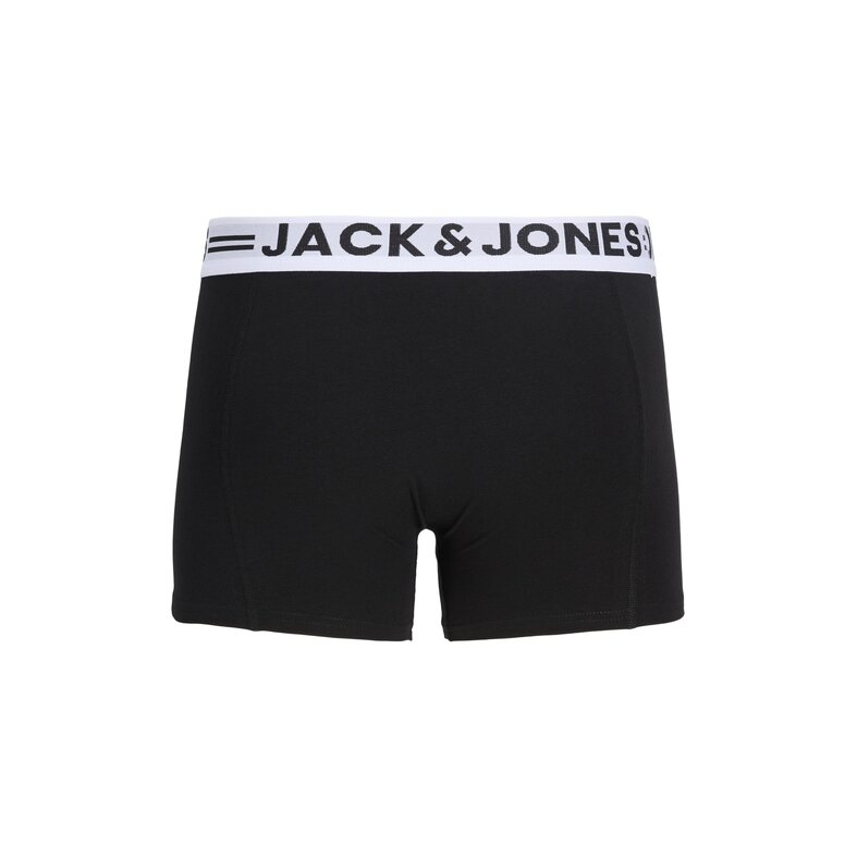 Jack & Jones Jack & Jones Heren Boxershorts Trunks JACSENSE 7-Pack Effen Zwart