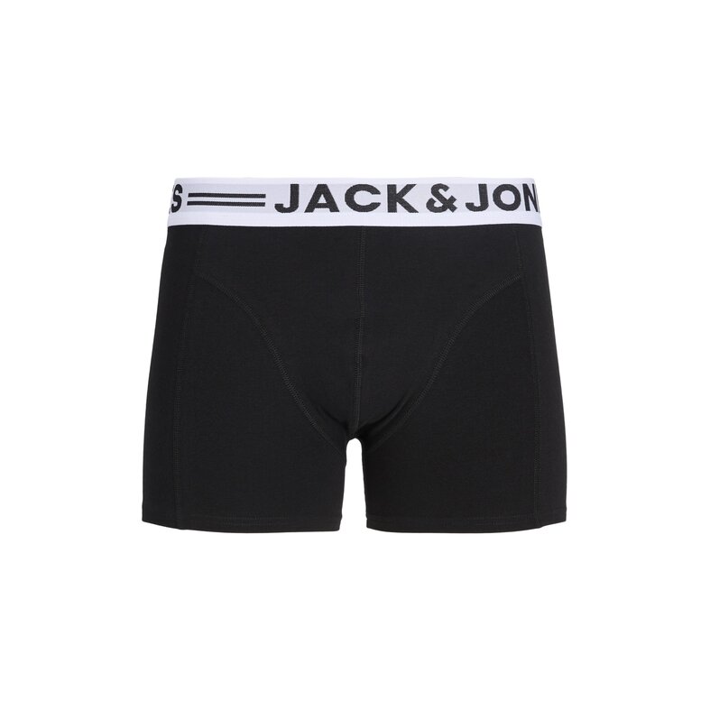 Jack & Jones Jack & Jones Heren Boxershorts Trunks JACSENSE 5-Pack Effen Zwart