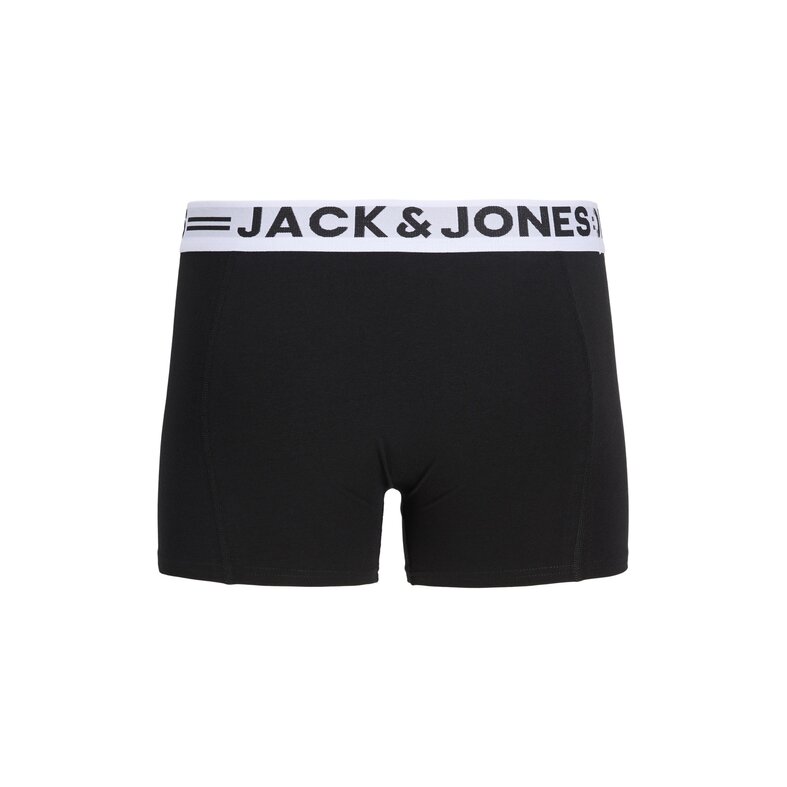 Jack & Jones Jack & Jones Heren Boxershorts Trunks JACSENSE 5-Pack Effen Zwart