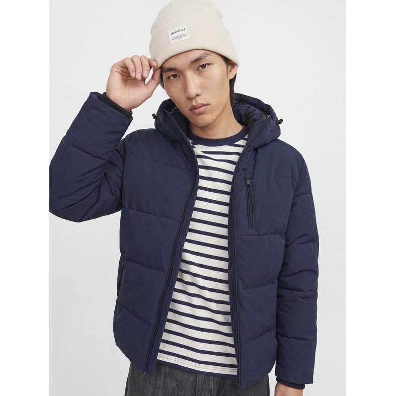 Jack & Jones Jack & Jones Men's JACLONG Knit Beanie Gray/Beige