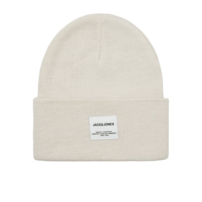 Jack & Jones Jack & Jones Men's JACLONG Knit Beanie Gray/Beige
