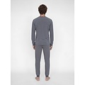 Jack & Jones Jack & Jones Heren Lounge Pyjama Set Lang Polyester Effen Grijs