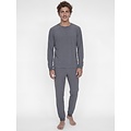 Jack & Jones Jack & Jones Men's Lounge Pajama Set Long Polyester Solid Gray