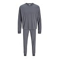 Jack & Jones Jack & Jones Heren Lounge Pyjama Set Lang Polyester Effen Grijs