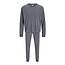Jack & Jones Jack & Jones Men's Lounge Pajama Set Long Polyester Solid Gray