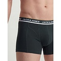Jack & Jones Jack & Jones Heren Boxershorts Trunks JACSWAY 3-Pack Effen Donkergroen/Donkergrijs/Zwart