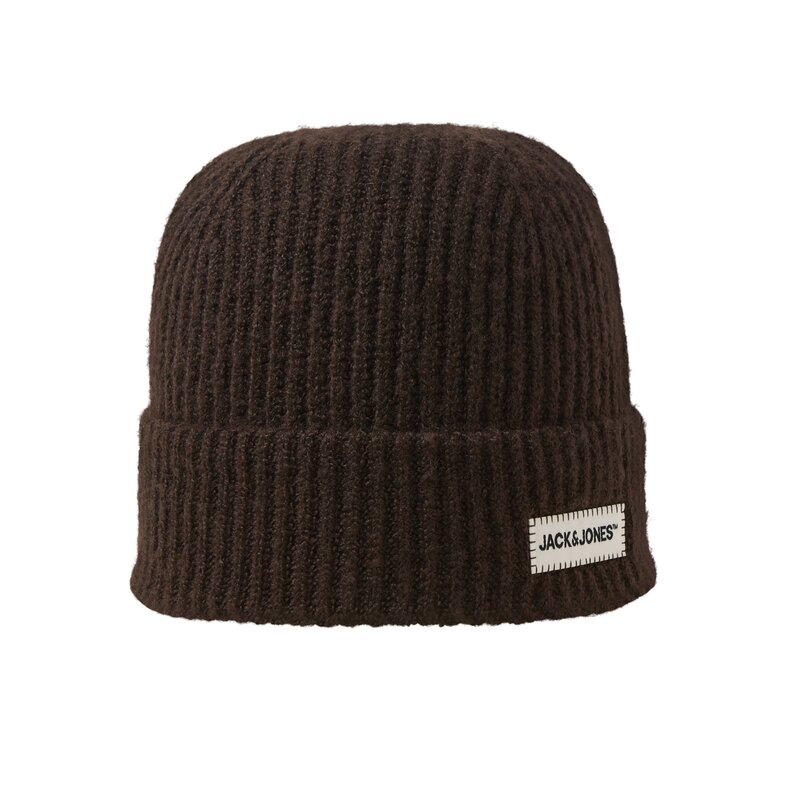 Jack & Jones Jack & Jones Heren Muts JACCOLTON Beanie Donkerbruin