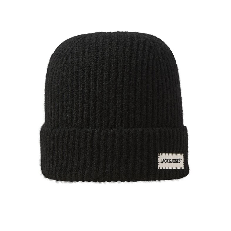Jack & Jones Jack & Jones Heren Muts JACCOLTON Beanie Zwart