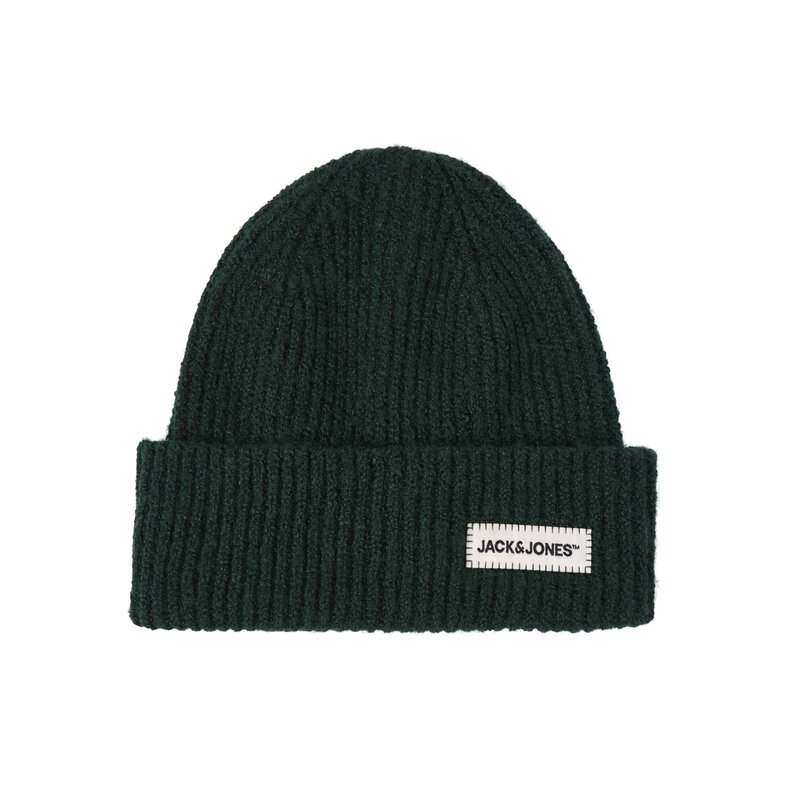 Jack & Jones Jack & Jones Heren Muts JACCOLTON Beanie Donkergroen/Donkerblauw