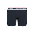 Jack & Jones Jack & Jones Heren Plus Size Boxershorts Trunks JACSWAY 3-Pack Effen Grijs/Blauw/Donkerblauw