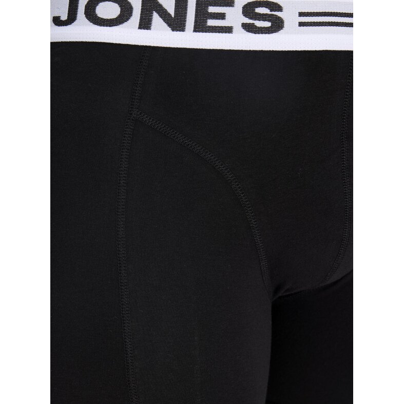 Jack & Jones Jack & Jones Heren Plus Size Boxershorts Trunks JACSENSE 5-Pack Effen Zwart