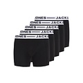 Jack & Jones Jack & Jones Men's Plus Size Boxer Shorts Trunks JACSENSE 5-Pack Solid Black