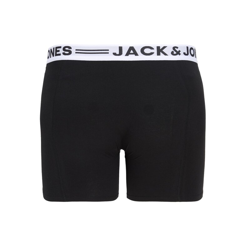 Jack & Jones Jack & Jones Heren Plus Size Boxershorts Trunks JACSENSE 5-Pack Effen Zwart