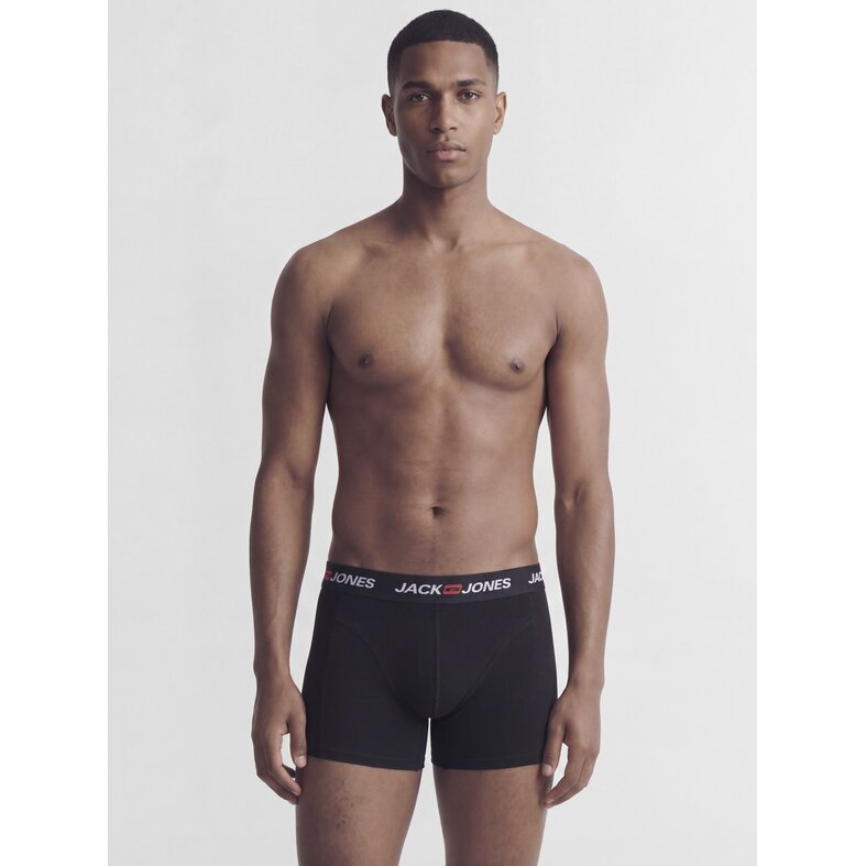 Jack & Jones Jack & Jones Heren Boxershorts Trunks JACCORP 7-Pack Effen Zwart