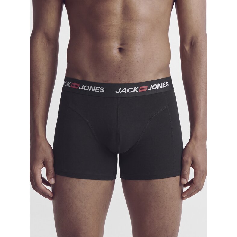 Jack & Jones Jack & Jones Heren Boxershorts Trunks JACCORP 7-Pack Effen Zwart