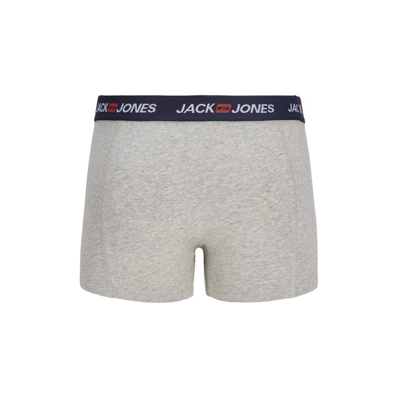 Jack & Jones Jack & Jones Heren Boxershorts Trunks JACCORP 7-Pack Grijs/Donkerblauw/Zwart