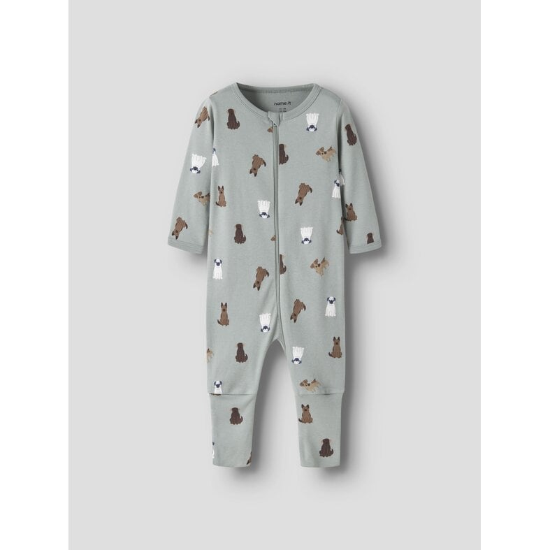 Name It Name It Baby Pajamas NBMNIGHTSUIT DOG Zip Sleepset 2-Pack Dog Print