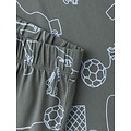 Name It Name It Jongens Lange Pyjama Set NKMNIGHTSET Voetbal Print Grijs