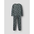 Name It Name It Boys' Long Pajama Set NKMNIGHTSET Soccer Print Gray