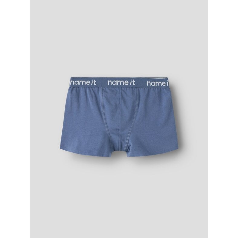 Name It Name It Boys' Boxer Shorts Trunks NKMBOXER KICK OFF 3-Pack Soccer Print Gray/Blue