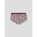 Name It Name It Girls' Hipsters NKFHIPSTER LEO 3-Pack Mauve/Pink Solid/Leopard Print