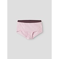 Name It Name It Girls' Hipsters NKFHIPSTER LEO 3-Pack Mauve/Pink Solid/Leopard Print