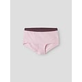Name It Name It Meisjes Hipsters NKFHIPSTER LEO 3-Pack Mauve/Roze Effen/Luipaard Print