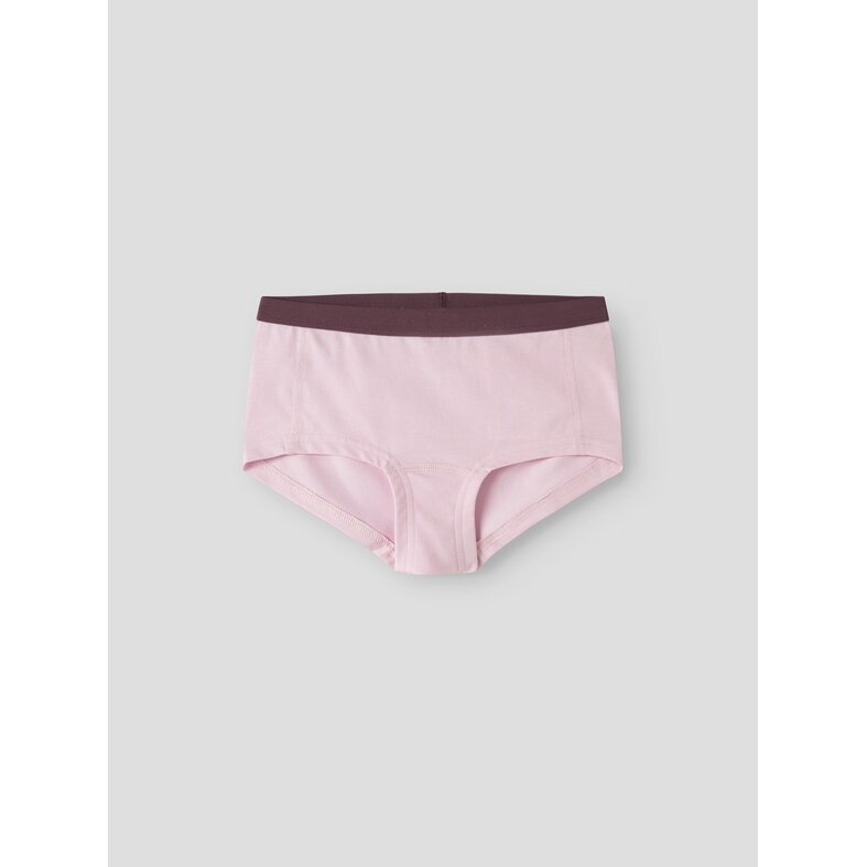 Name It Name It Girls' Hipsters NKFHIPSTER LEO 3-Pack Mauve/Pink Solid/Leopard Print