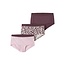 Name It Name It Meisjes Hipsters NKFHIPSTER LEO 3-Pack Mauve/Roze Effen/Luipaard Print