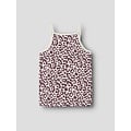 Name It Name It Girls' Shirt Top NKFSTRAP LEO 2-Pack Solid Mauve/Leopard Print