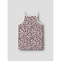 Name It Name It Meisjes Hemd Top NKFSTRAP LEO 2-Pack Effen Mauve/Luipaard Print