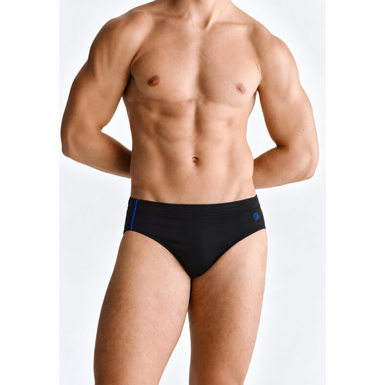 Ten Cate Ten Cate Heren Zwemslip Effen Zwart/Blauw