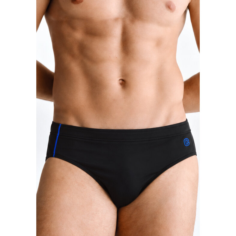 Ten Cate Ten Cate Heren Zwemslip Effen Zwart/Blauw