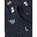 Name It Name It Boys'/Girls' Children's Christmas Pajama Set NMNVISMAS Dark Blue