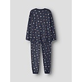 Name It Name It Dames/Heren Kerst Pyjama Set Lang NANVISMAS Donkerblauw